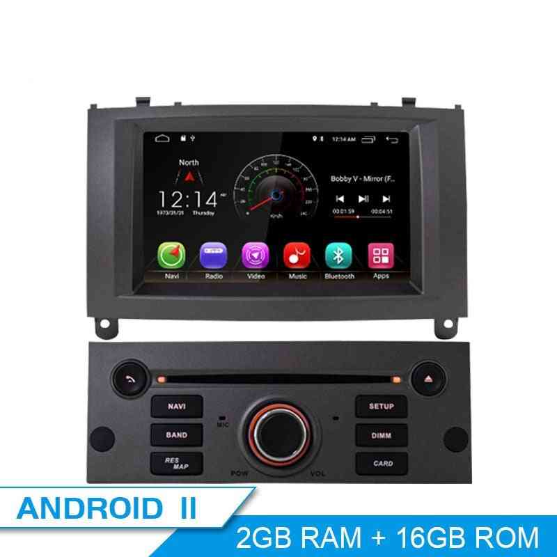 Android 11 bilradio for peugeot 407 2004-2010 bil multimediaspiller
