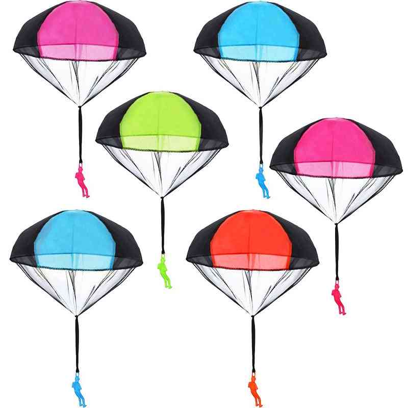 Hand Throwing Mini Soldier Parachute Toy