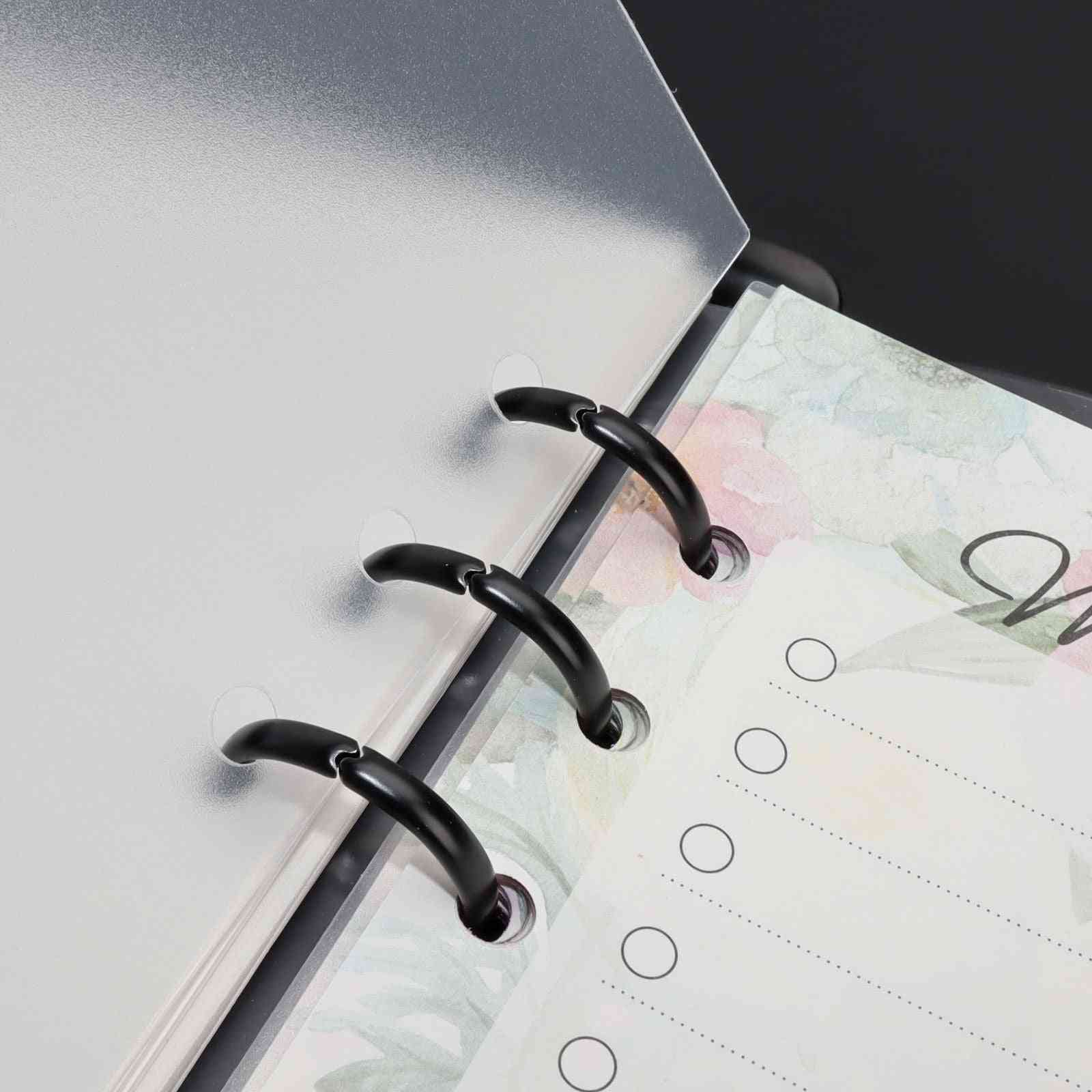 Pvc Transparent Notebook Spiral Binder