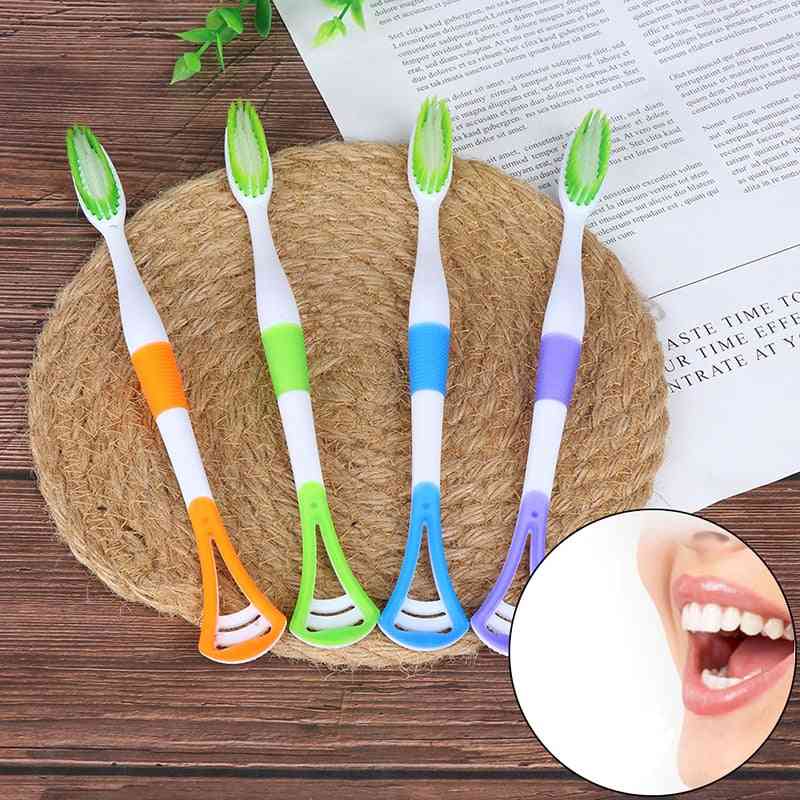 Tongue Cleaner Scrapers, Ultra Soft Toothbrush Brush