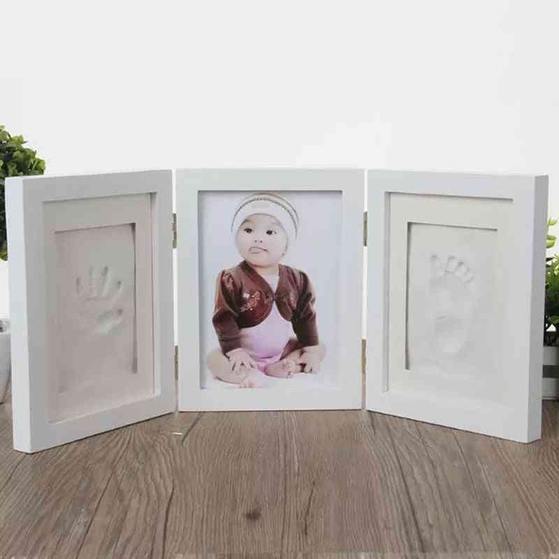 Photo Frame Baby Molds, Handprint Footprint 3d Diy Soft Clay Inkpad
