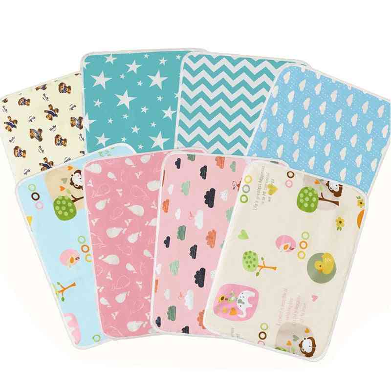 Baby Diaper Changing Mat Pad Waterproof Cover Newborn Infant Urine Sheet Stroller Bed Reusable Portable Nappy Changer