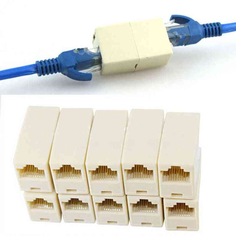 Cable Female Type Lan Connector Coupler Adapter Joiner Networking Accessories