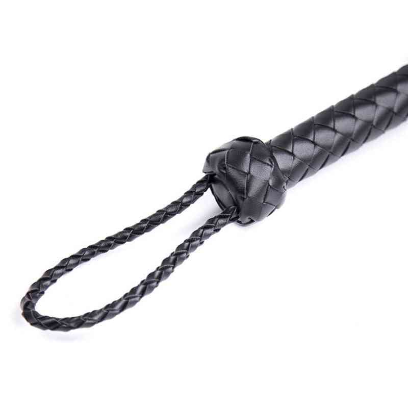 Horse Riding General Cowhide Paddle Whip Horse Supply