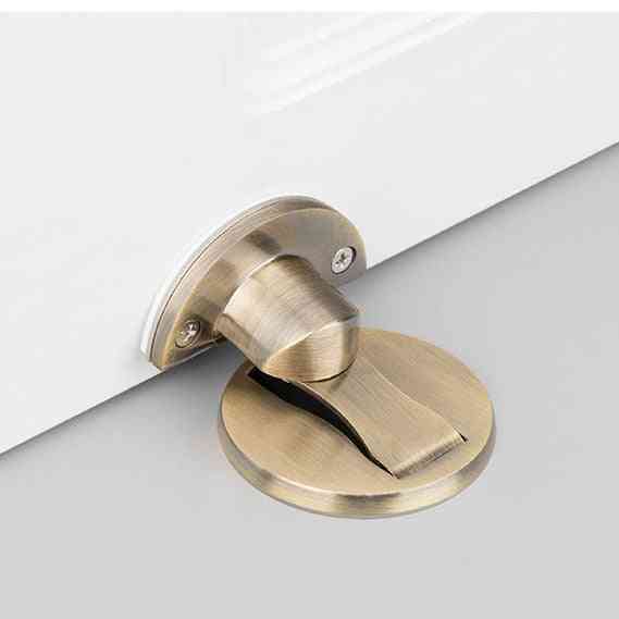Stainless Steel Magnetic Door Stopper Non-punch Holder