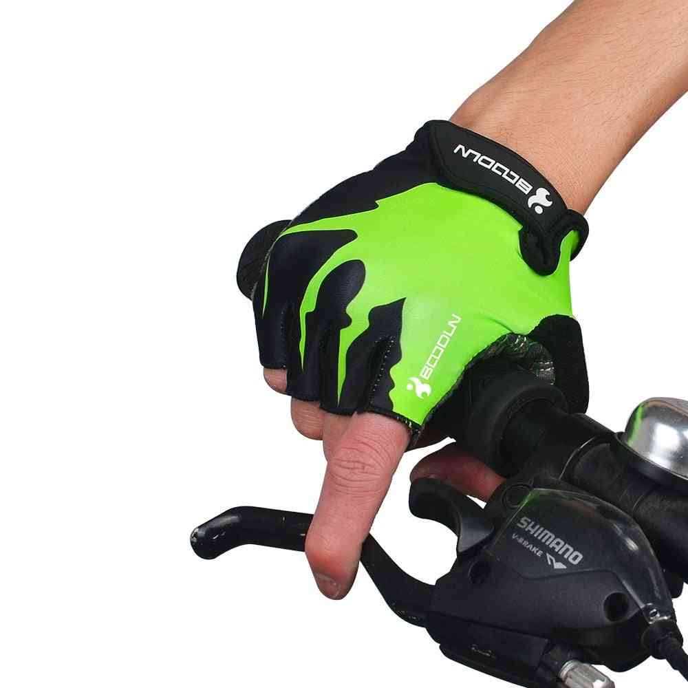 Summer Shockproof Cycling Gloves For Half Finger