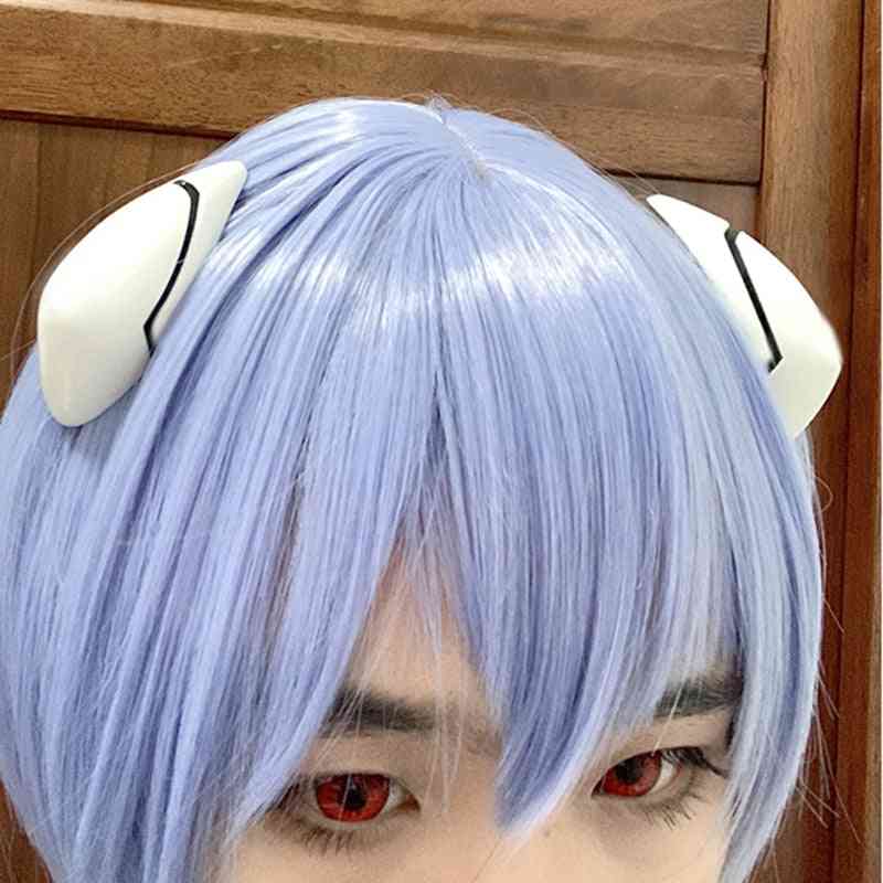 High Quality Anime Eva Short Light Blue Hair