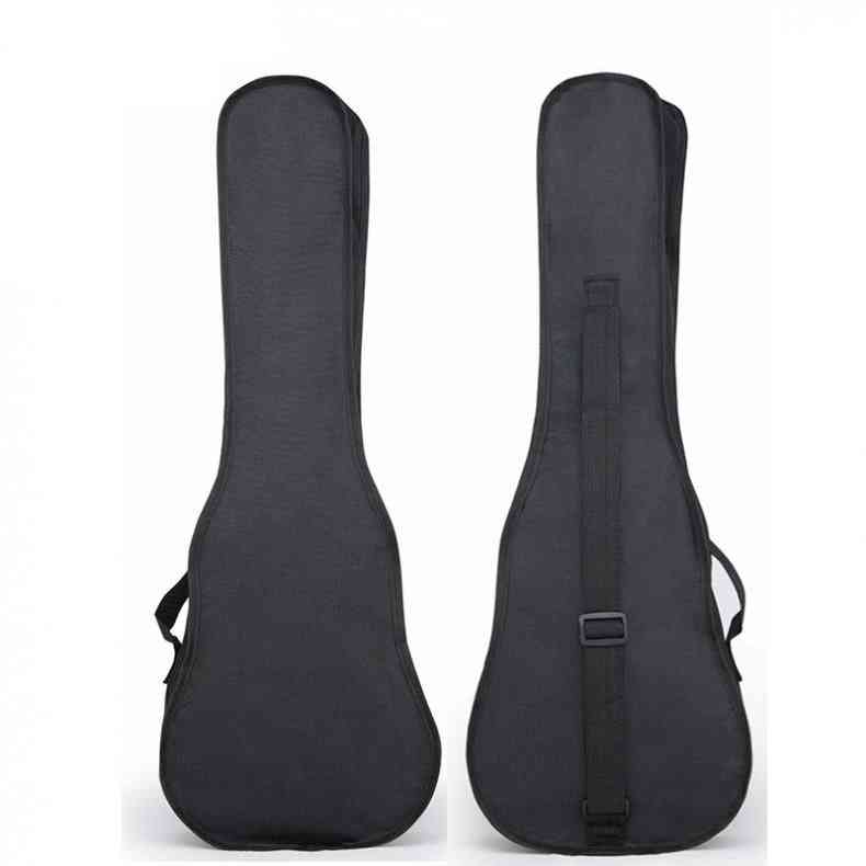 Ukulele Bag, Black Portable Soft Case Monolayer Bag, Single Shoulder Backpack