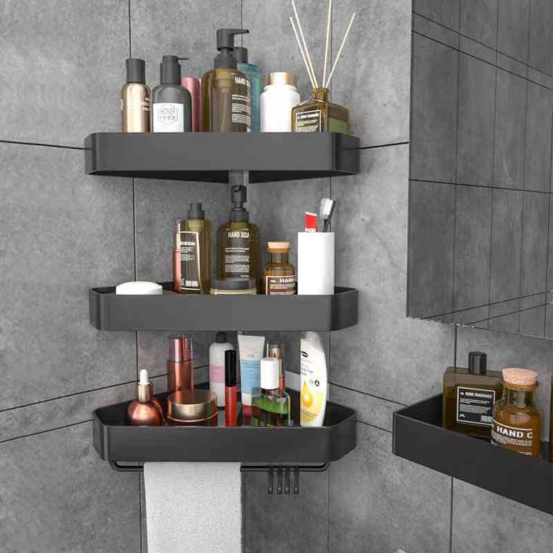 Bathroom Corner Frame Wall-mounted Shampoo Shelf Holder