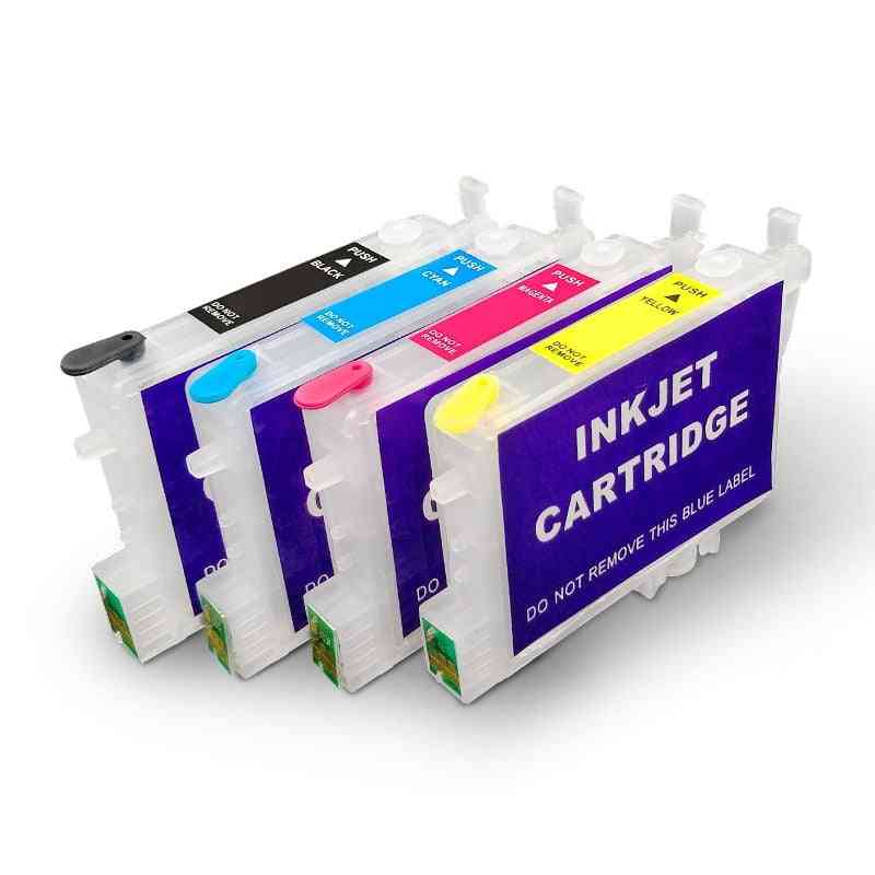 4 Colors/set T0551 T0552 T0553 T0554 Refillable Ink Cartridge