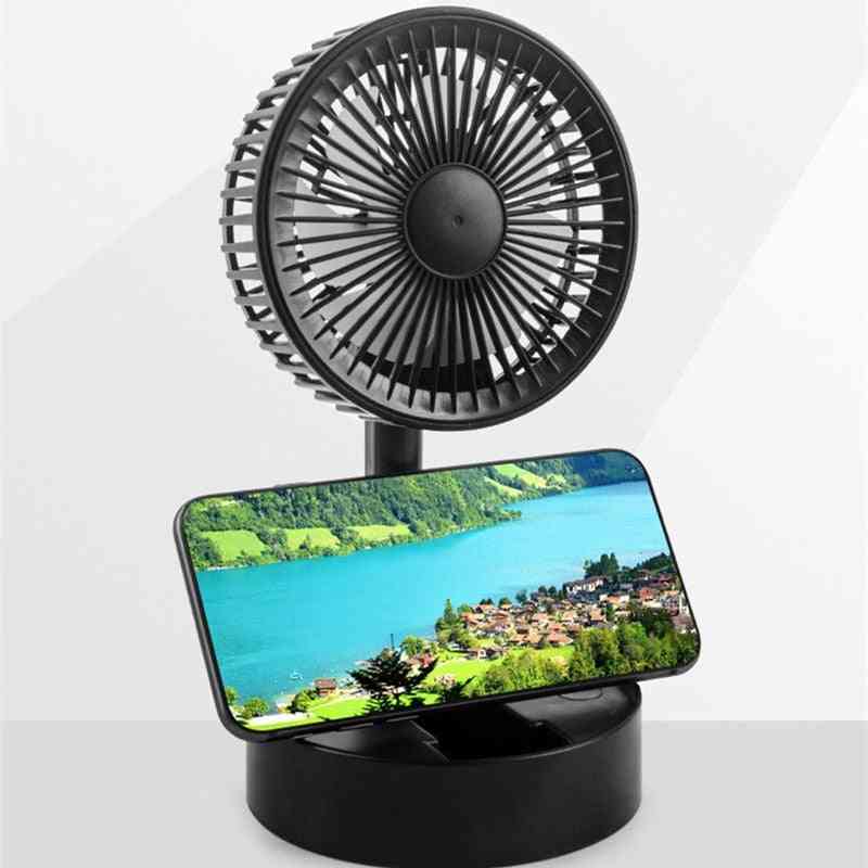 Outdoor- Usb Charging, Desktop Office, Folding Telescopic Fan