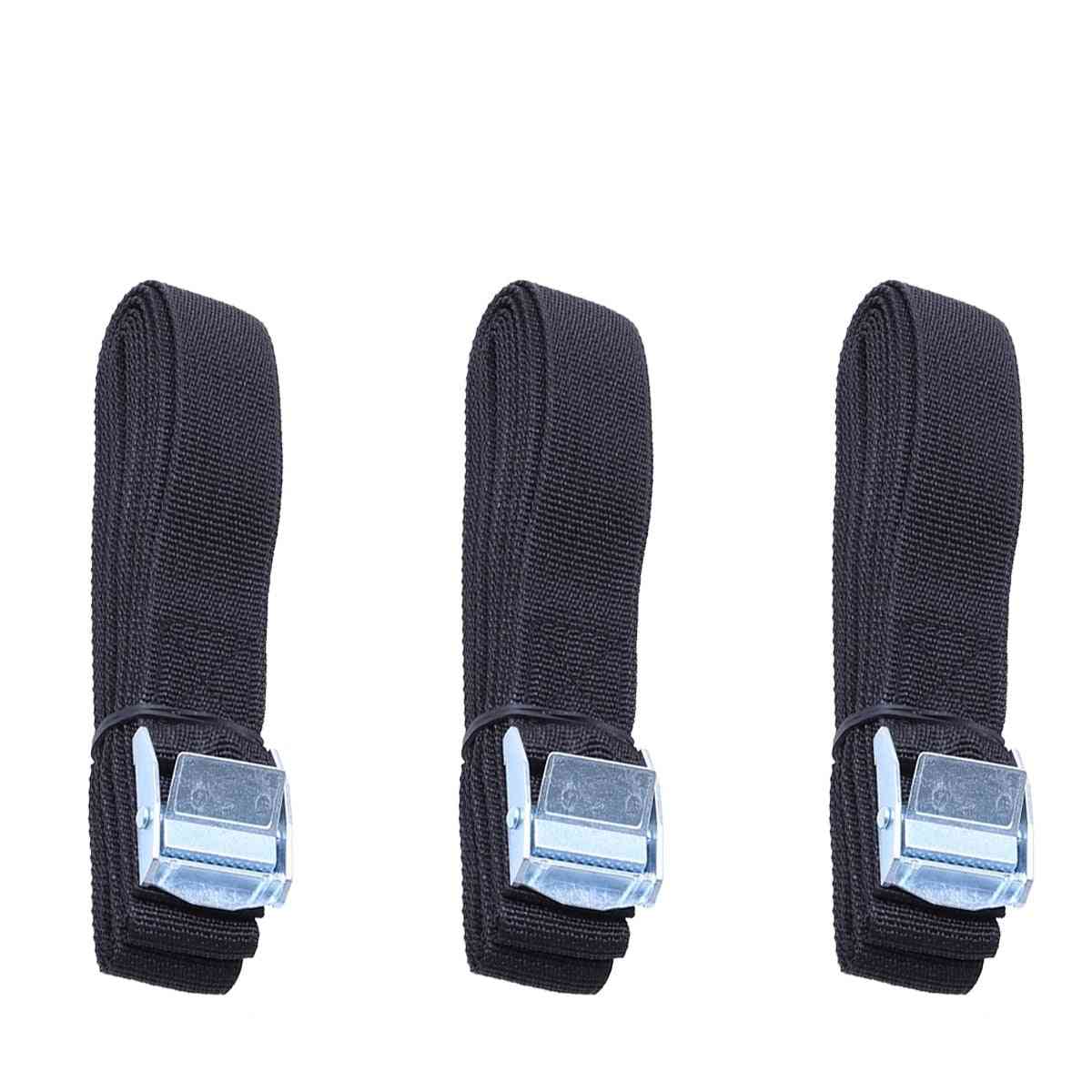 6pcs Polyester Quick Release Lashing With Buckle Tying Straps For Cargo Tie Down Car Roof Rack Luggage Kayak Carrier Moving Cano