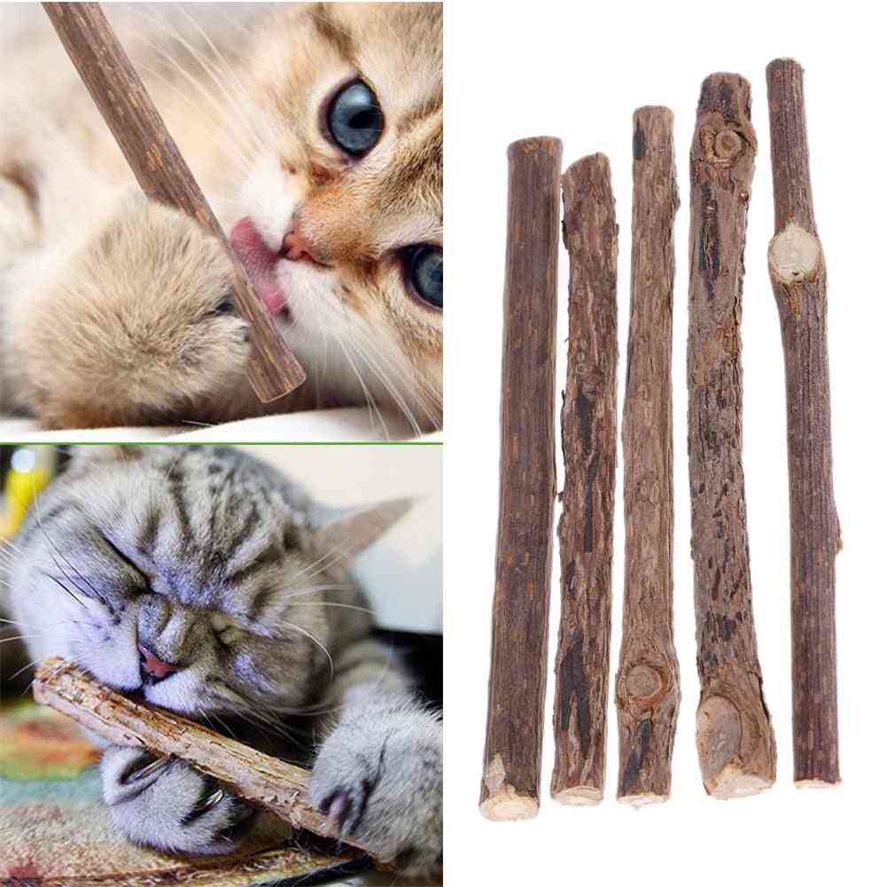 Pure Natural Catnip Pet Cat Toy Molar Toothpaste Branch Cleaning Teeth