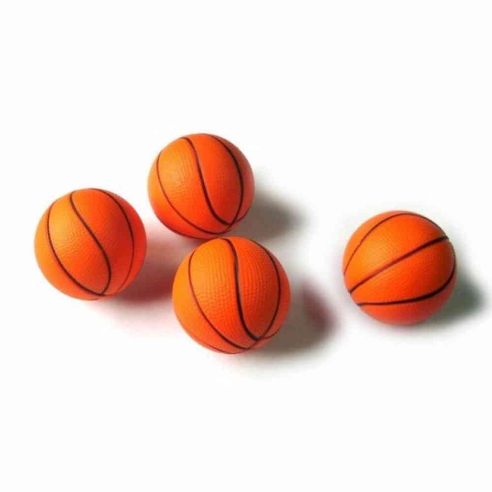 Hot 6.3cm Squeeze Ball Hand Exerciser Orange Mini Basketball