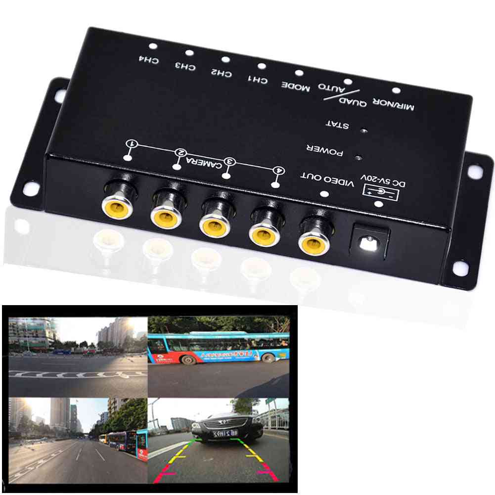Car Cameras Image Switch Combiner Box