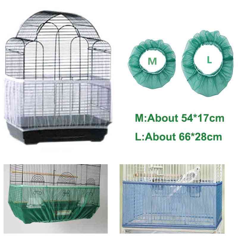 Receptor Seed Guard Nylon Mesh Bird Parrot Cover