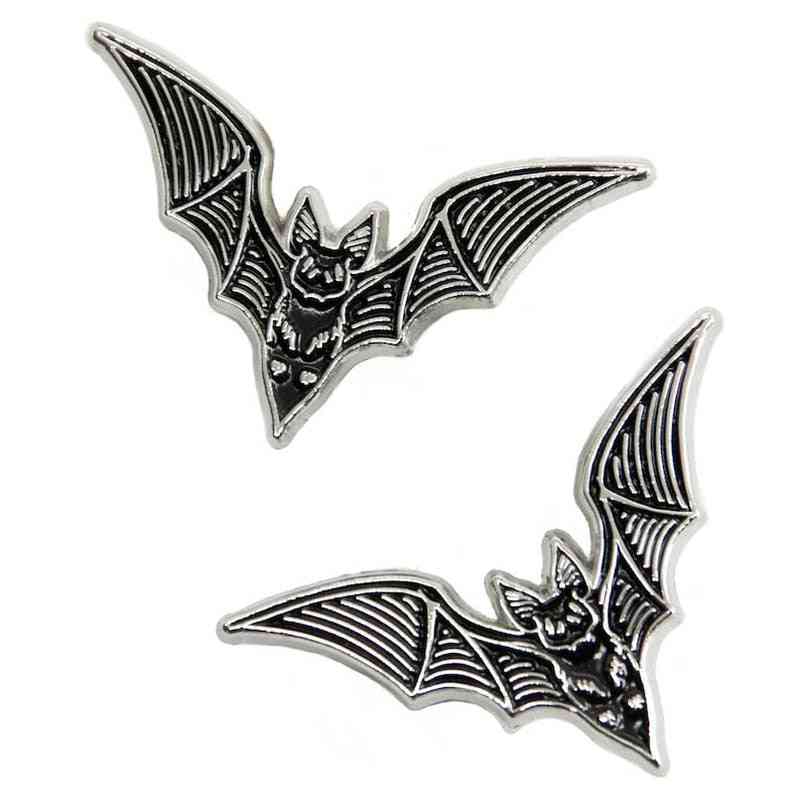 Bat alternativ goth mode witchy stil emalje pin