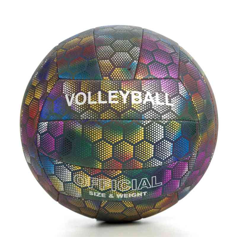Reflective Volleyball Official Light Soft For Play Games Team Sports