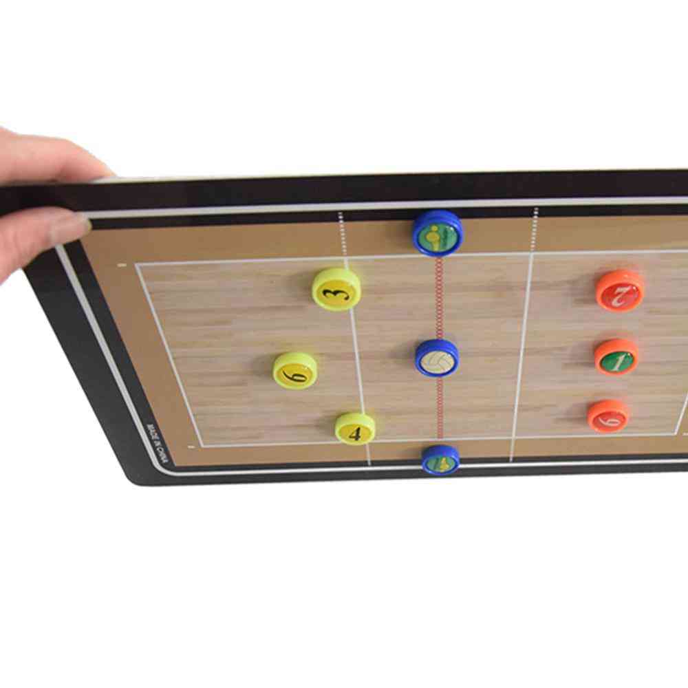 New Magnetic Volleyball Coach Tactical Board Match Training  Plate