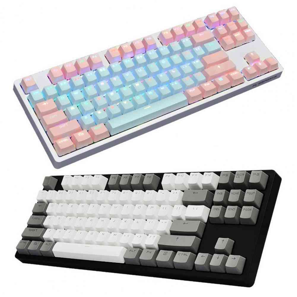 Pbt Color Matching Light-proof Mechanical Keyboard Keycaps