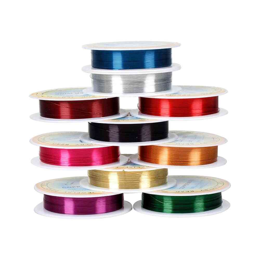 Colorfast Copper Wire For Bracelet Necklace Jewelry Making Accessories