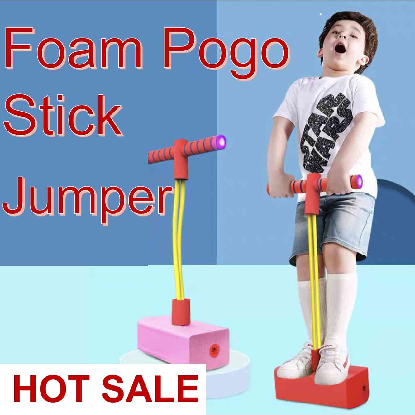 Foam Pogo Stick Jumper Indoor Outdoor fun sensory