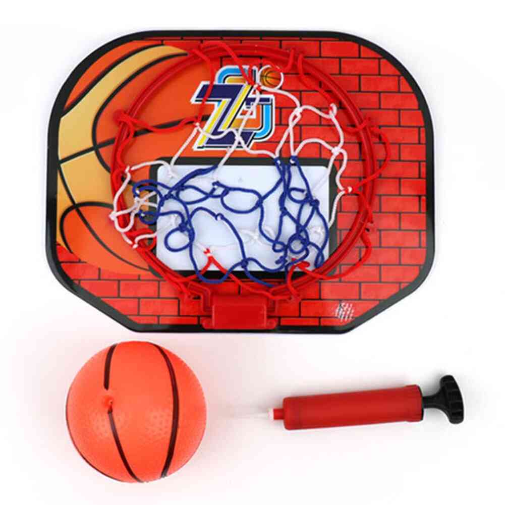 Basketball brett bokssett, backboard hoop mini innendørs sportsballspill