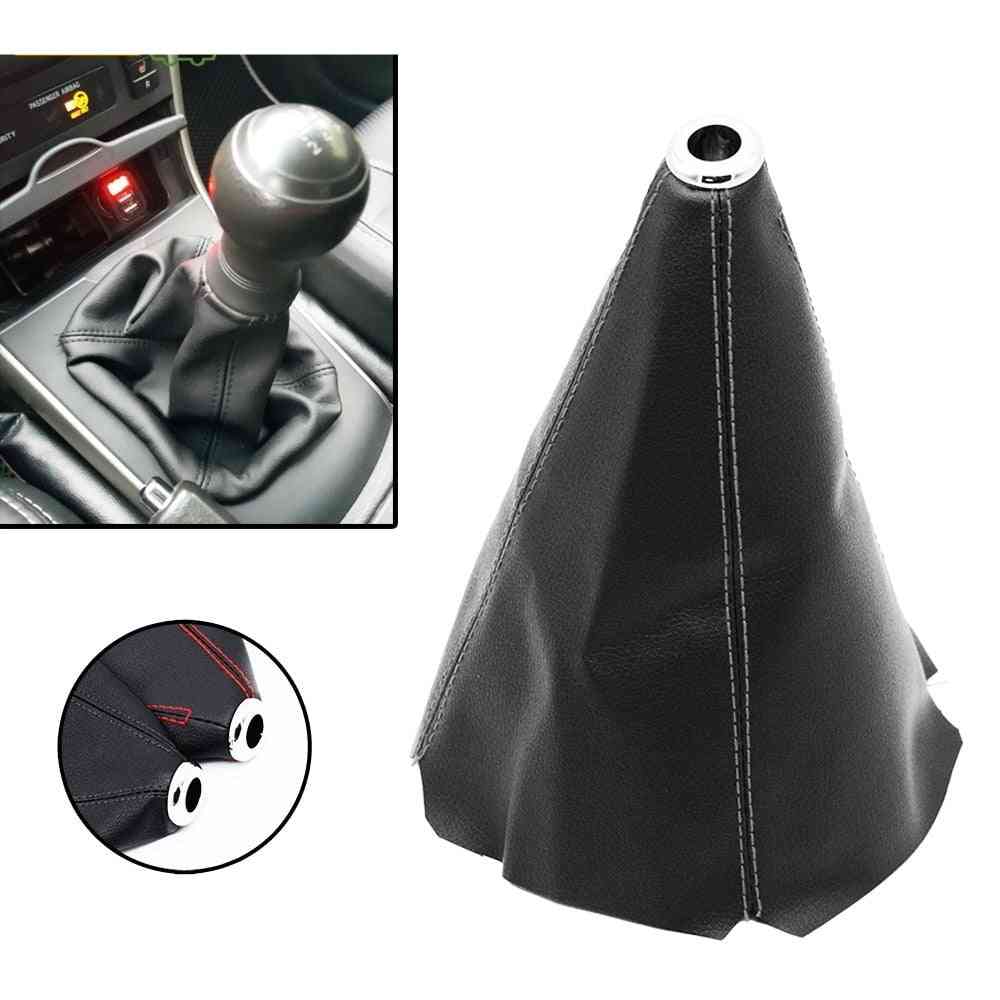 Universal Car Pvc Leather Gear Shift Lever Boot Dust Cover