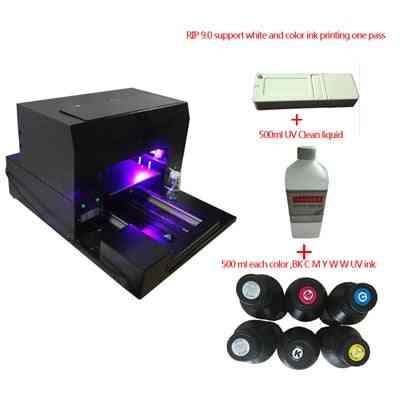 Economic A3 Size Inkjet  Uv Printer With Embossed Print Effect Uv Machine