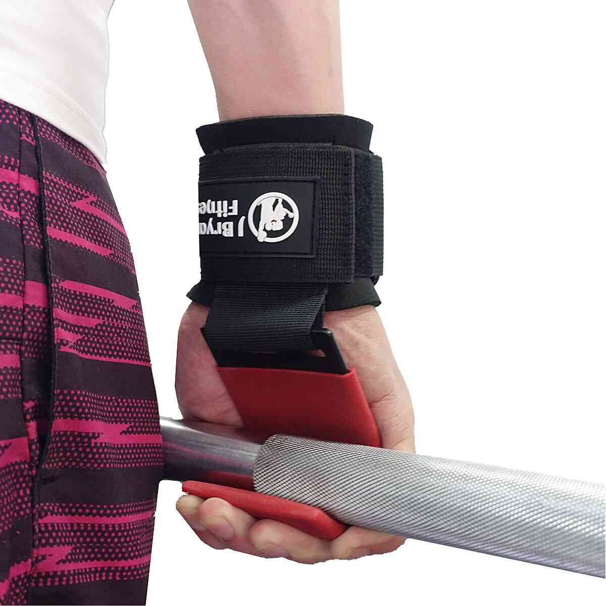 Weight Lifting Wrist Support With Hooks Training Gym