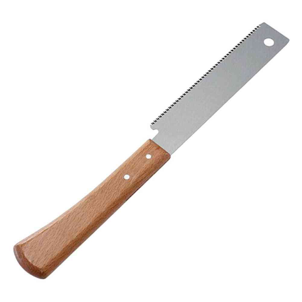 Small Hand Saw Beech Wooden Handle - Fine Cut Saw