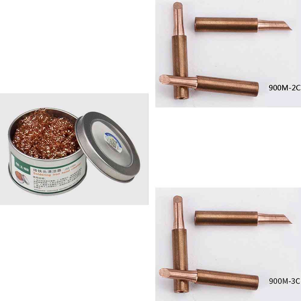 Pure Copper Soldering Iron Tip Lead-free Solder