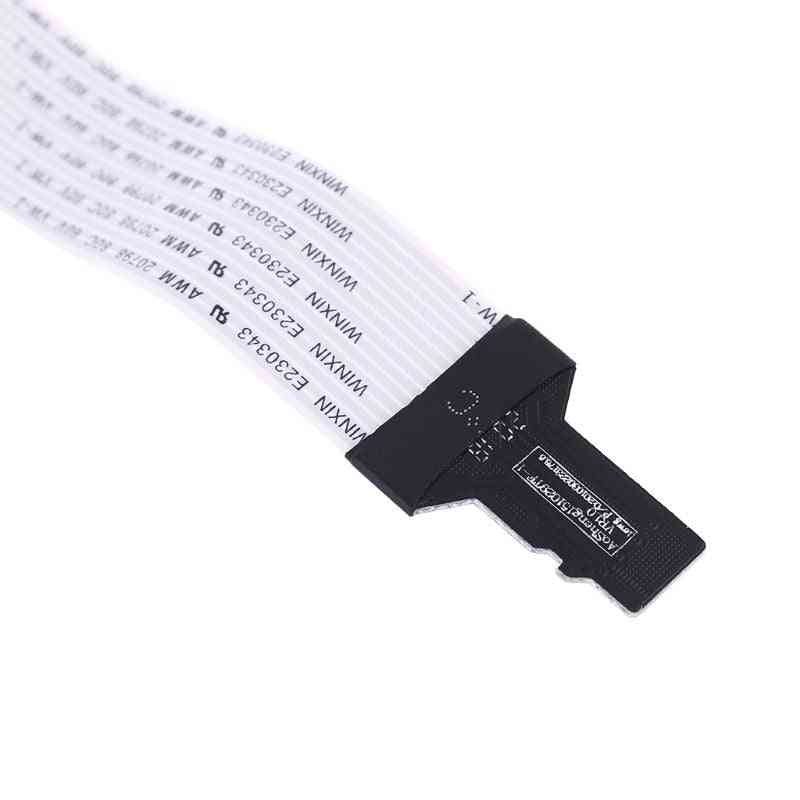 Flexible Memory Card Extension Cable Extender Adapter Reader