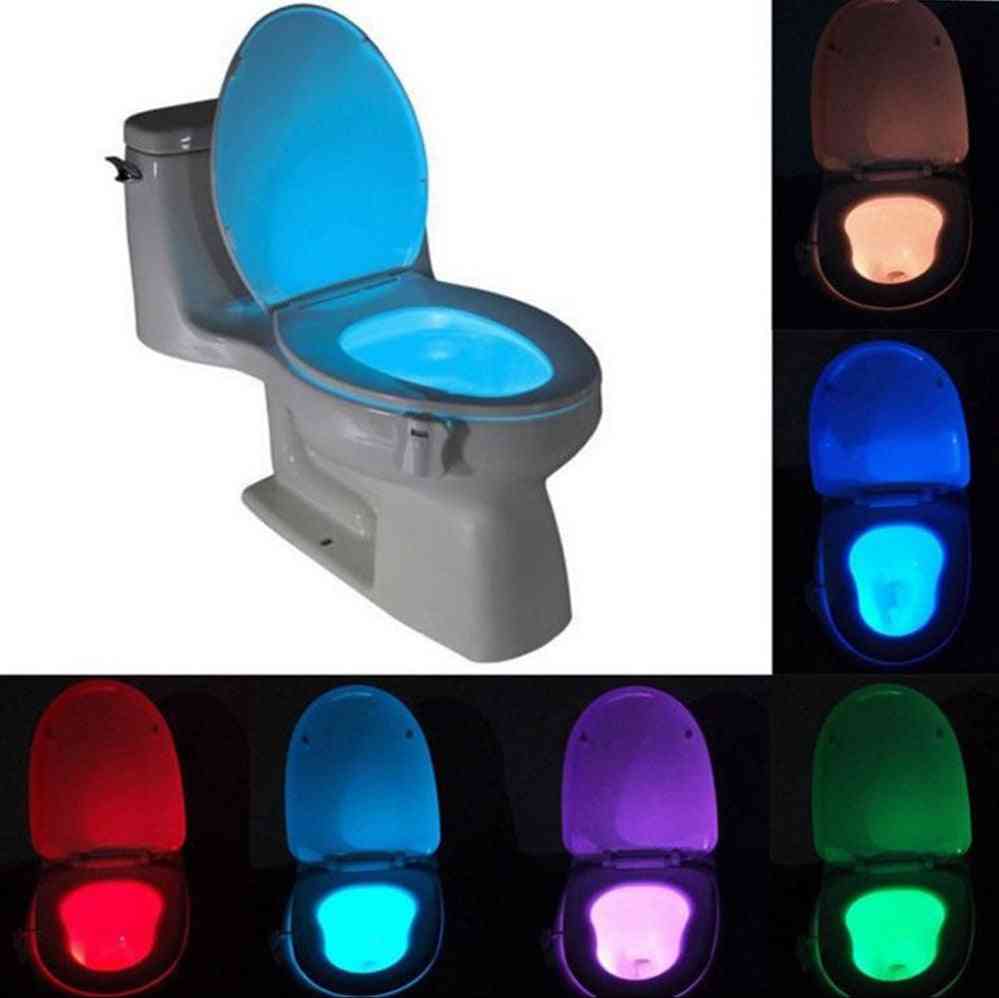 1pcs Toilet Seat Night Light Smart Pir Motion Sensor