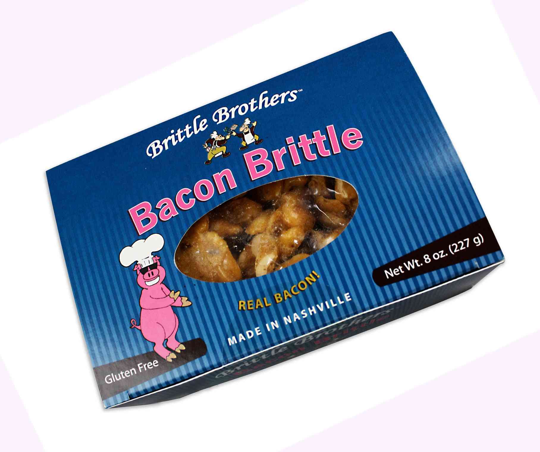 Bacon Peanut Brittle - 8 Oz. Box