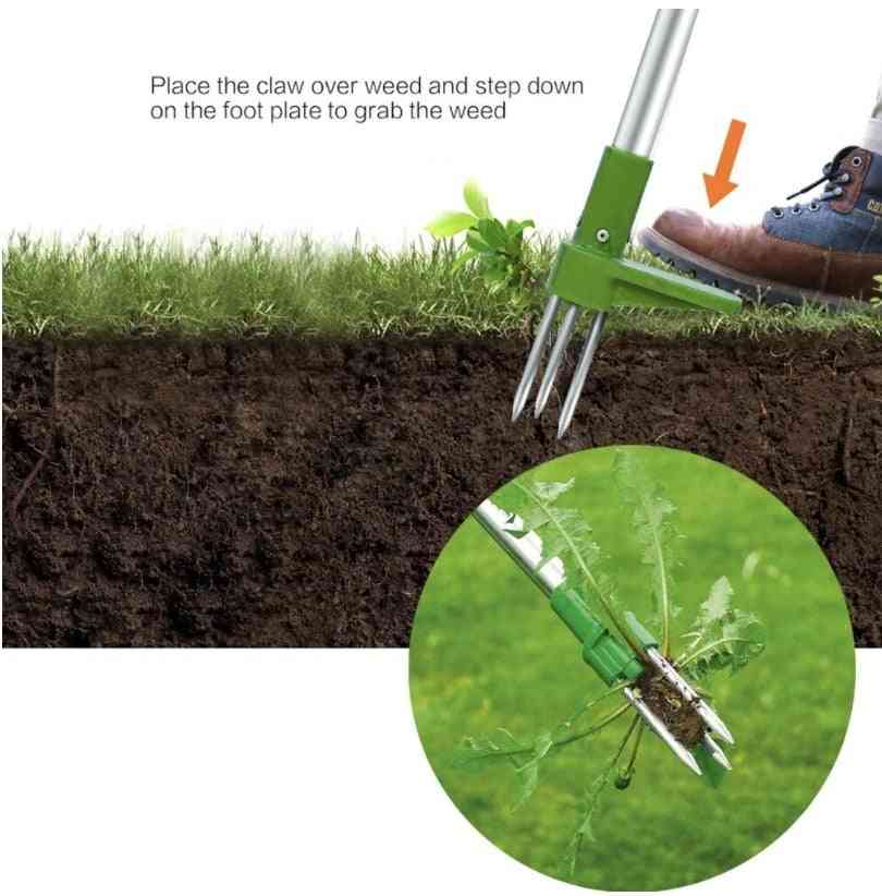 Long Handle Weed Root Remover Durable Garden Lawn