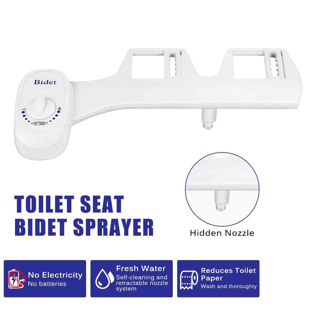 Non-electric Toilet Seat Bidet Attachment