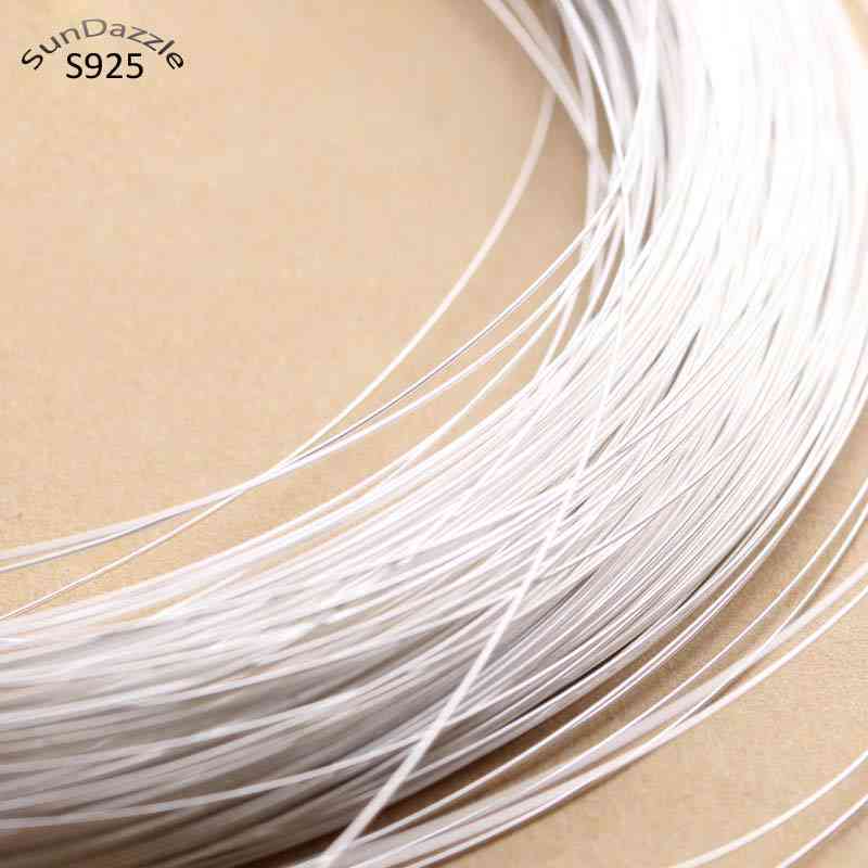 0.4-1.2mm Real Pure Solid, Sterling Silver Wire