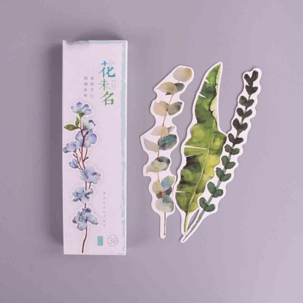 Plant Flower Shape Bookmarks