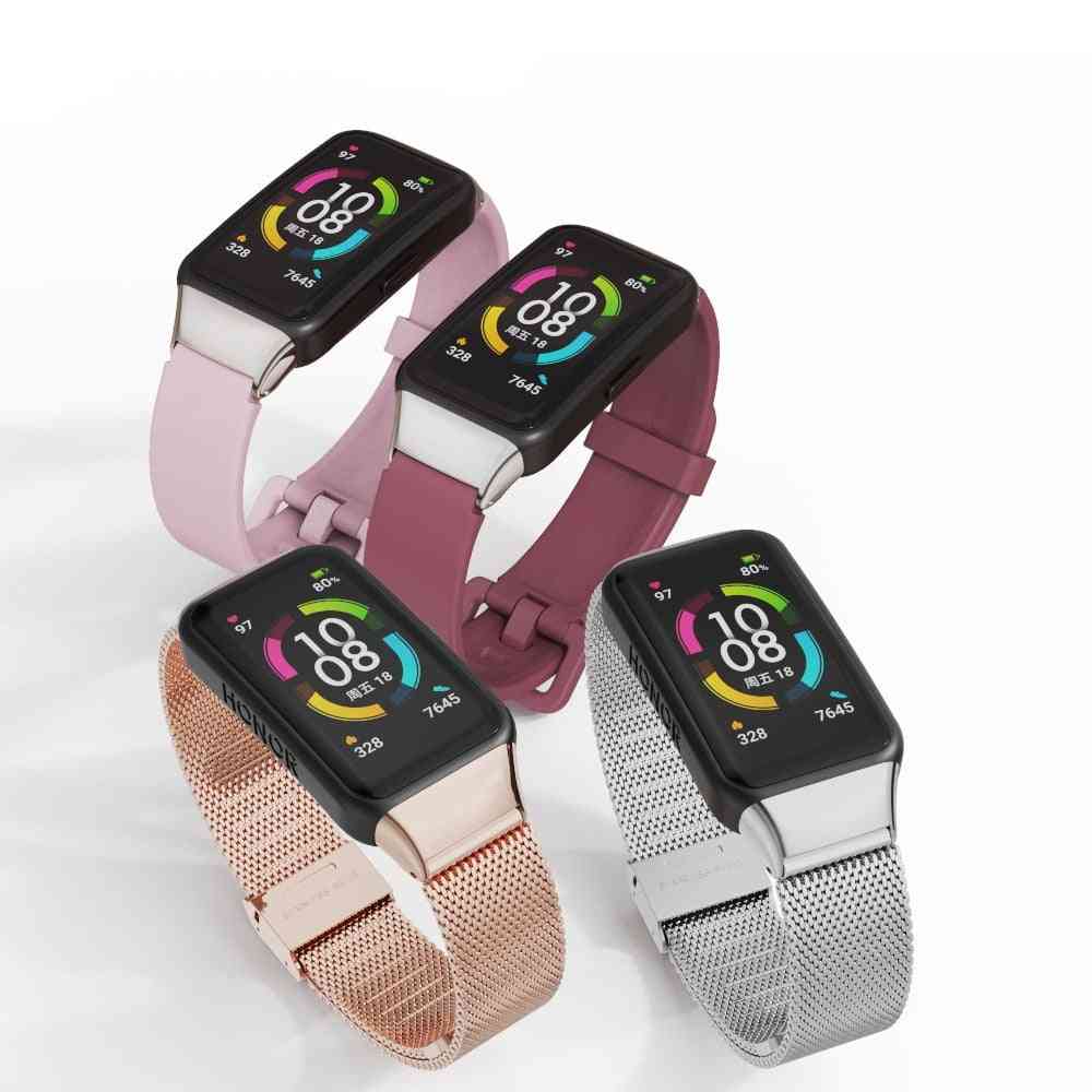 Silicone Metal Wristbands Replacement For Huawei Band