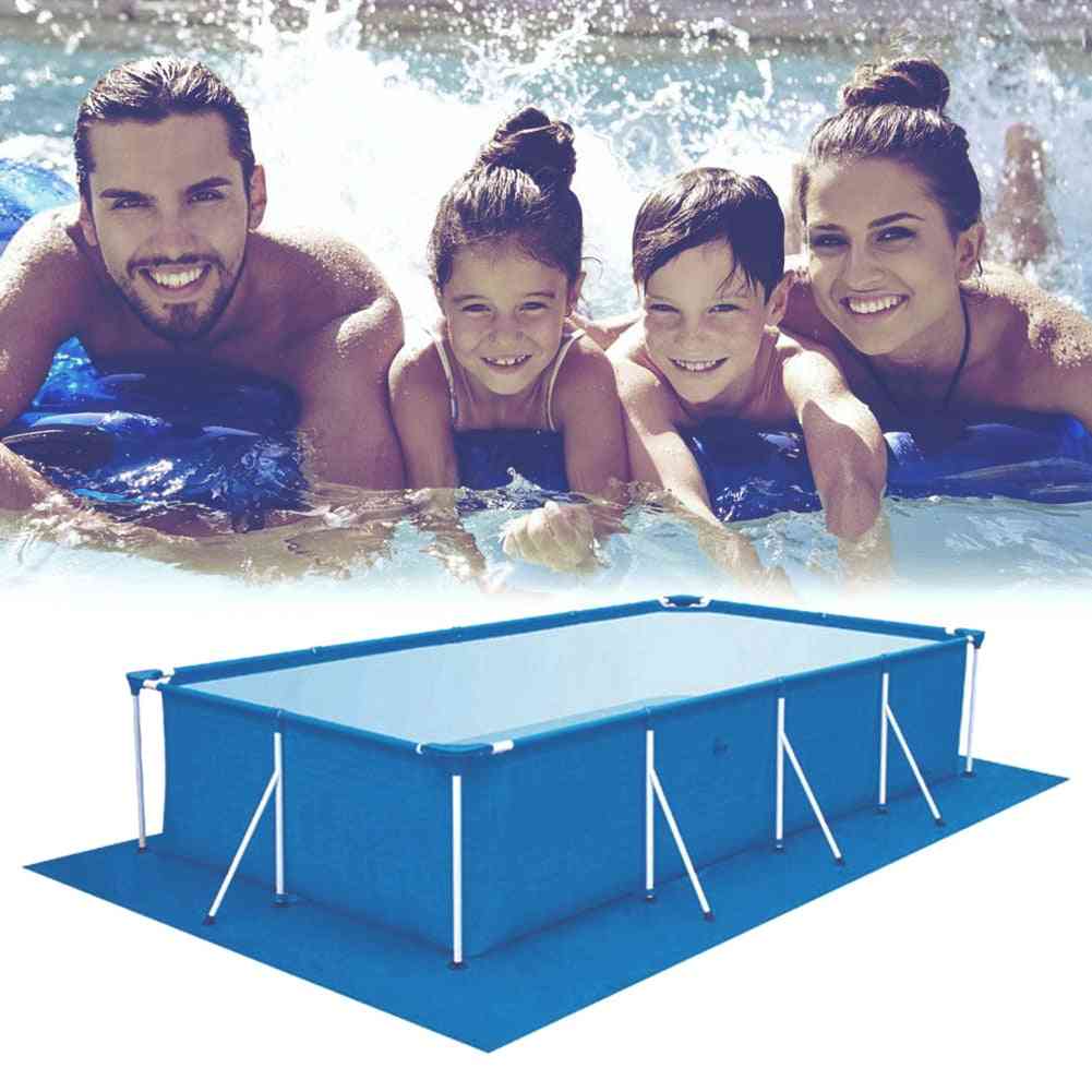 Rectangular Swimming Pool Mat, Polyester Floor Cloth