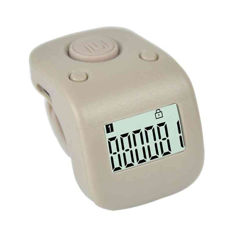 Mini Rechargeable Digital Lcd Electronic Finger Ring Hand Tally Counter