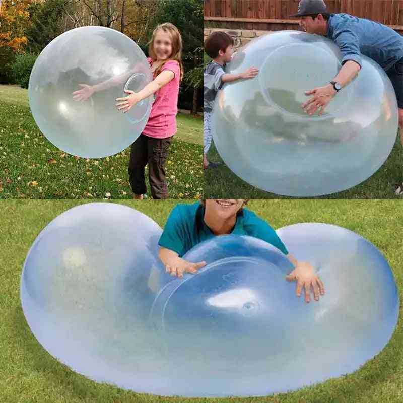 Børn udendørs blød luft vand fyldt boble bold sprænge ballon legetøj