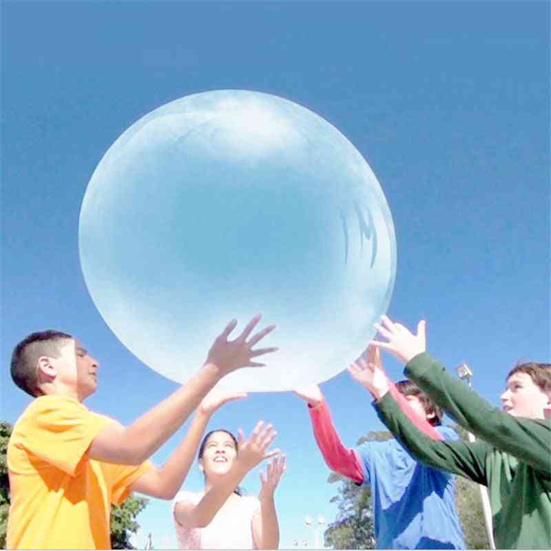 Børn udendørs blød luft vand fyldt boble bold sprænge ballon legetøj