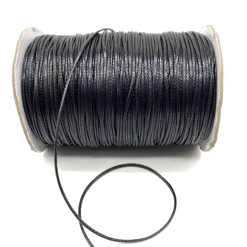 Waxed Rope Pu Leather Thread Cord For Jewelry