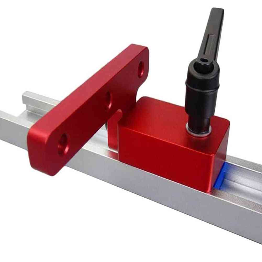 Aluminium Alloy Miter Track Stop For T-track Woodworking Tool