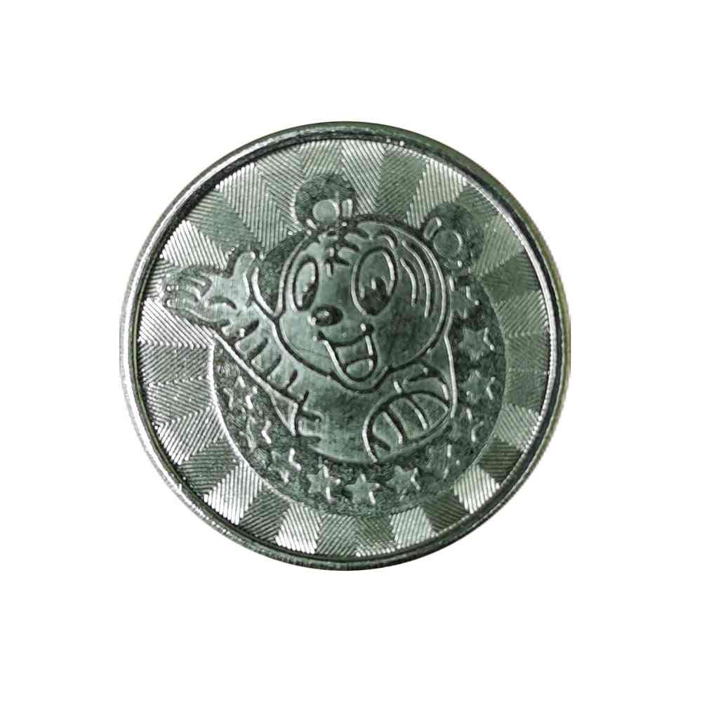 Rustfritt stål nydelig arkadespill token-mynter