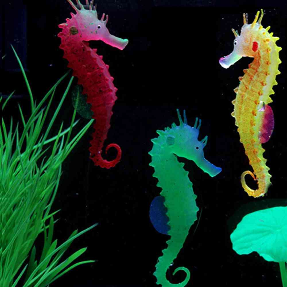 Aquarium Artificial Luminous Hippocampus Fish Tank