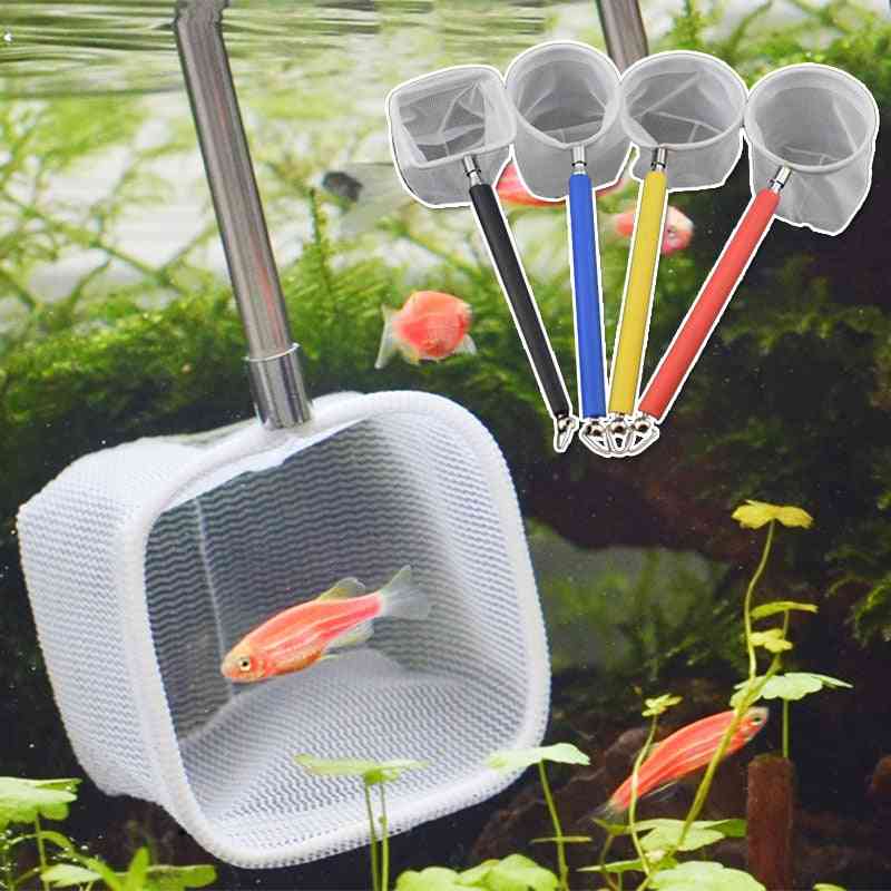 Stainless Steel Fishnet Pocket Shrimp Catching Fish Tank