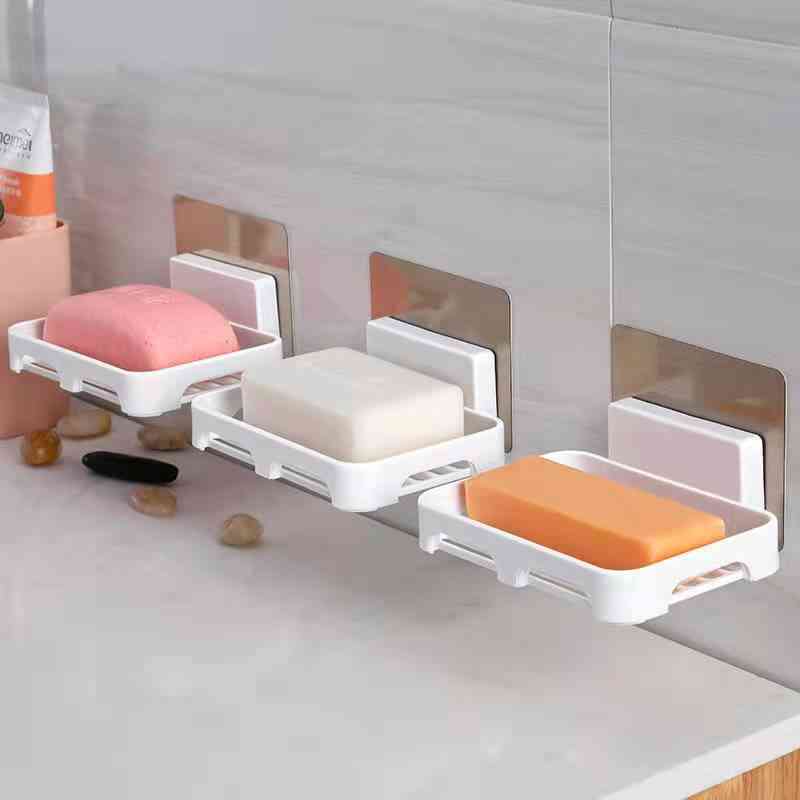 Bathroom Shower Holder Wall Mounted Soap Dishes Box